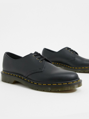 Dr Martens Vegan 1461 3-eye Shoes In Black