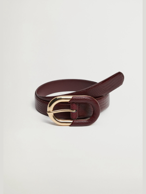 Metallic Textured Belt