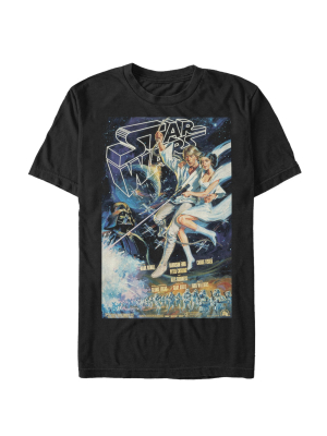 Men's Star Wars Vintage Poster T-shirt