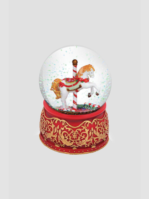 Christmas Carousel Snowglobe