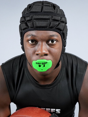 Savage Hot Green Football Mouthguard