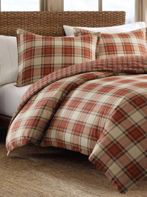 Edgewood Plaid Comforter Set - Eddie Bauer