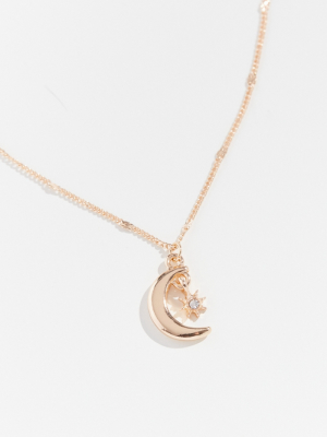 Delicate Celestial Charm Necklace