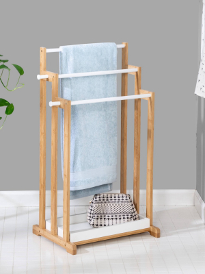 3-tier Towel Rack Natural - Honey Can Do