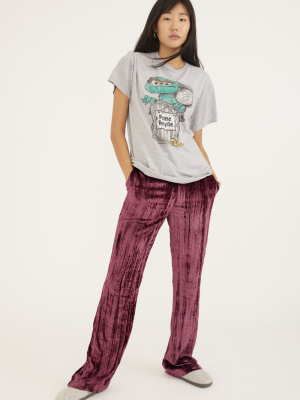 Kimchi Blue Velvet Flare Pant