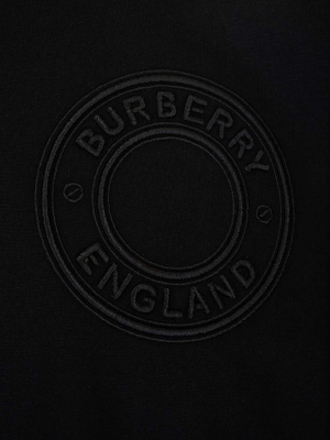 Burberry Logo Embroidered Crewneck T-shirt