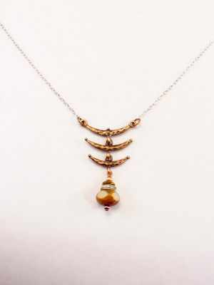 Copper 3 Tier Necklace