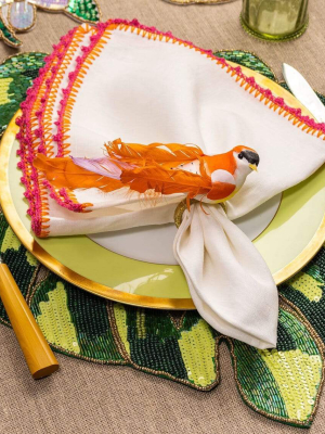 Kim Seybert Belize Placemat - Set Of 2 - Green