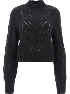 Redvalentino High Neck Knit Jumper