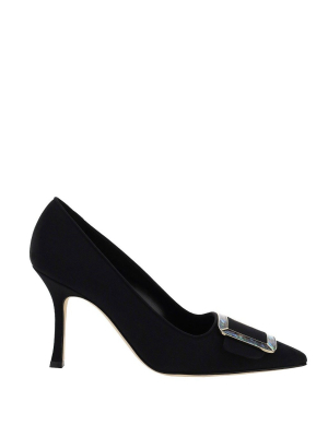 Manolo Blahnik Maysale Pointed-toe Pumps