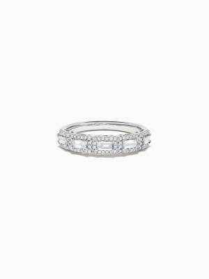 Effy Classique 14k White Gold Diamond Ring, 0.55 Tcw