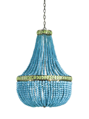 Hedy Turquoise Chandelier