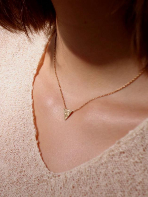 Triangle Symetrie Choker - Gold Vermeil