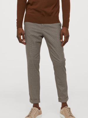 Skinny Fit Suit Pants