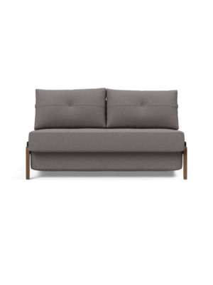 Cubed Full Size Sofa Bed With Dark Wood Legs