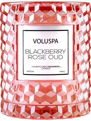 Blackberry Rose Oud Cloche Candle