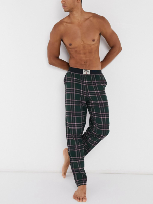 Asos Actual Lounge Bottoms In Classic Woven Check