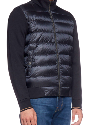 Herno Padded	ribbed Cuff Jacket