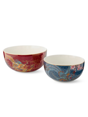 Lunar New Year Mixing Bowls, Set Of 2