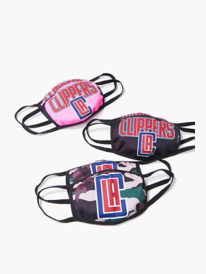 Los Angeles Clippers Face Mask Set - Assorted 2 Pack