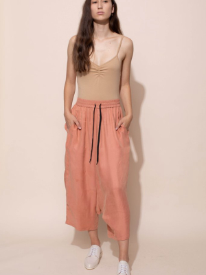 Crown Pant - Peach Pink