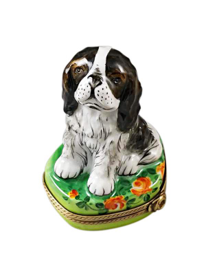 Tri-color King Charles Spaniel Limoges