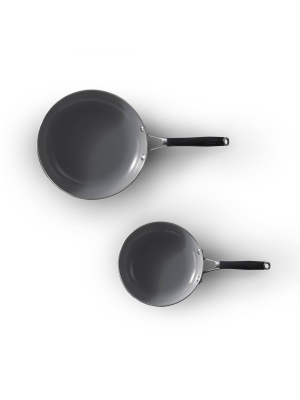 Select By Calphalon 2pc Oil Infused Ceramic Fry Pan Set