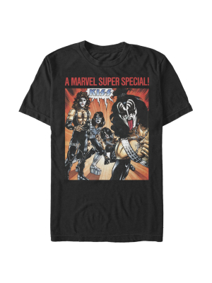 Men's Marvel Kiss Super Special Comic T-shirt