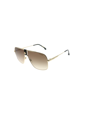 Carrera Navigator 1018/s J5g Ha Unisex Aviator Sunglasses Gold 63mm