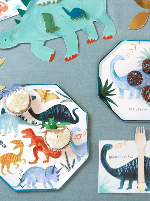 Dinosaur Kingdom Dinner Plates (x 8)