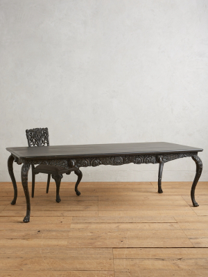 Handcarved Menagerie Dining Table