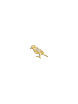 Wonderland Lovebird Diamond Stud – Left