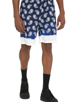 Msgm Paisley Printed Shorts