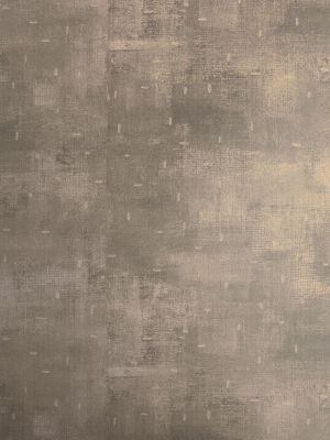 Portia Distressed Texture Wallpaper In Gold From The Polished Collection By Brewster Home Fashions