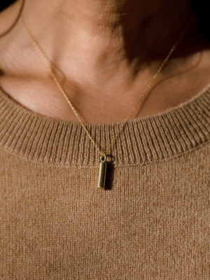 Cylinder Pendant Necklace