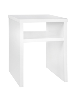 Storage Furniture End Table - White - Closetmaid