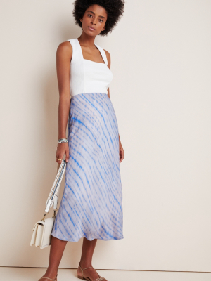 Sandrah Tie-dye Midi Skirt