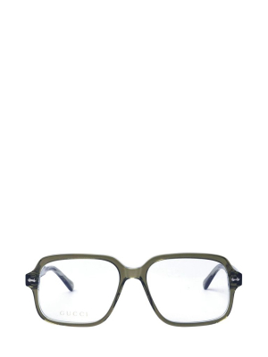 Gucci Eyewear Square Frame Glasses