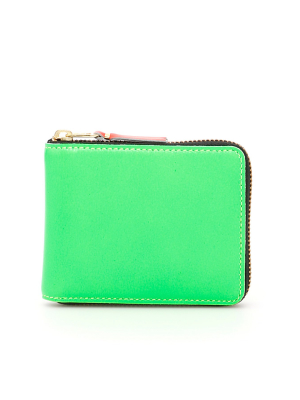 Comme Des Garçons Wallet Fluorescent Zip-around Wallet