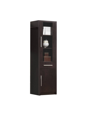 Malloy Tv Cabinet With 2 Doors And Drawers Espresso Brown - Acme Furniture