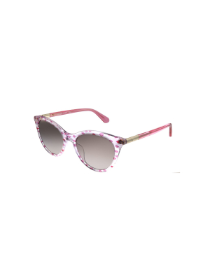 Kate Spade Janalynn/s Obl Ha Womens Cat-eye Sunglasses Pink 51mm