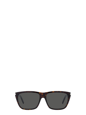 Saint Laurent Eyewear Rectangle Frame Sunglasses