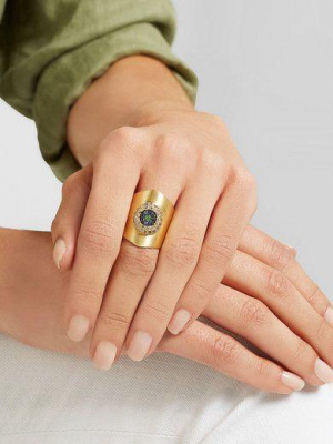 Round Eye Shield Ring Y