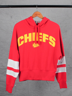 Women's Nfl Chiefs Sideline Striped Fleece