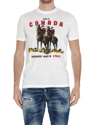 Dsquared2 Born In Canada Crewneck T-shirt