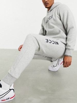 Nicce Truman Sweatpants In Gray