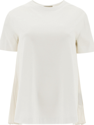 Herno Pleated Back Crewneck T-shirt