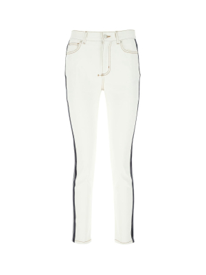 Alexander Mcqueen Side Stripe Skinny Leg Jeans