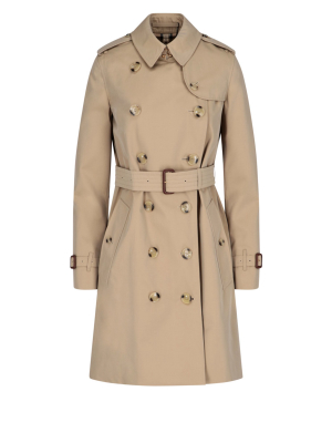 Burberry Button Detailed Kensington Trench Coat