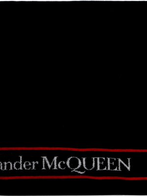 Alexander Mcqueen Logo Beach Towel